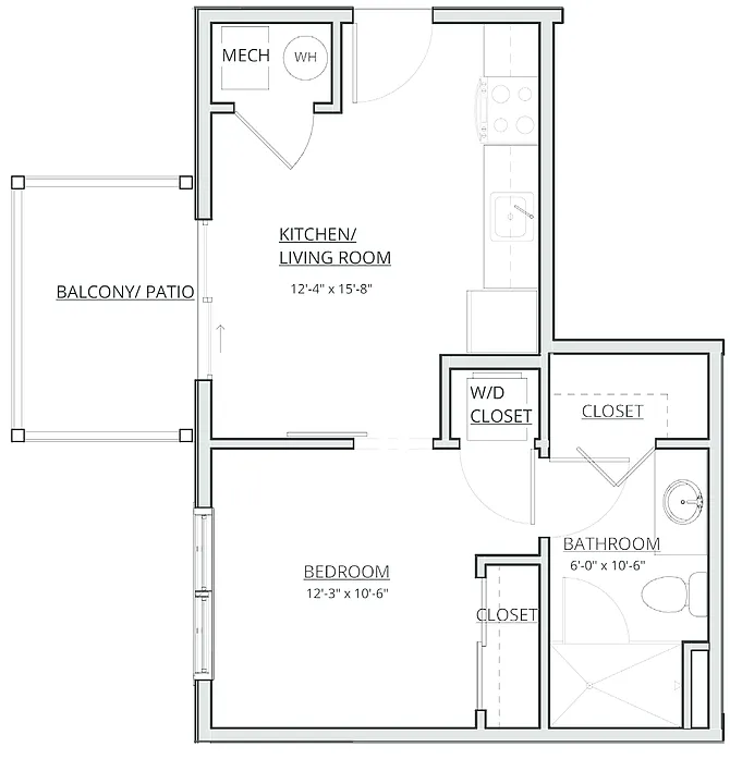 Floor plan Buckwheat