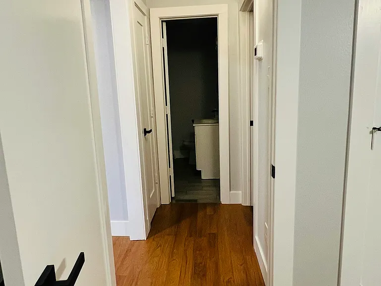 Hall to main restroom