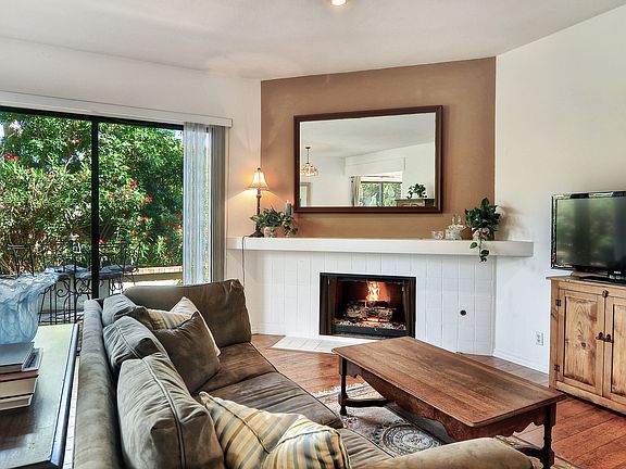Enjoy a crackling fireplace!