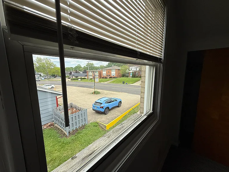 View from bedroom window