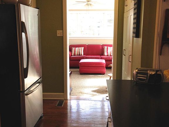 kitchen looking into sunroom