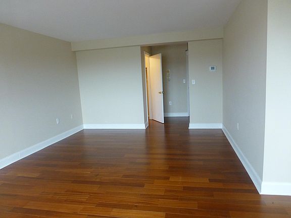 Living area and walk--in closet