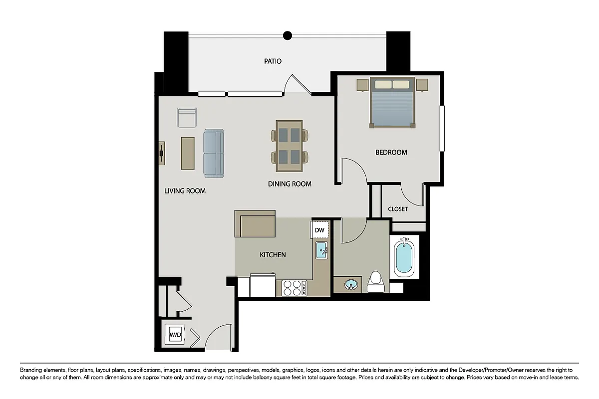 Floor plan The Rossetti