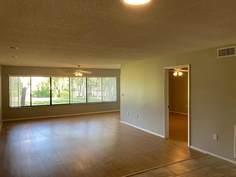 Large living room and dining area.