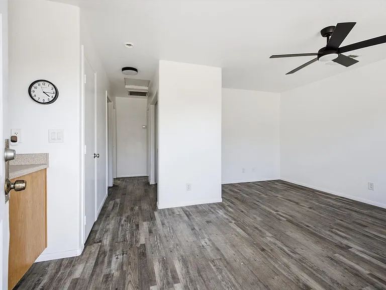 Living room and hallway