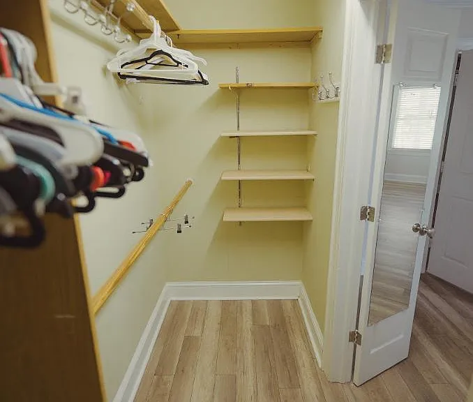 main bedroom walk-in closet