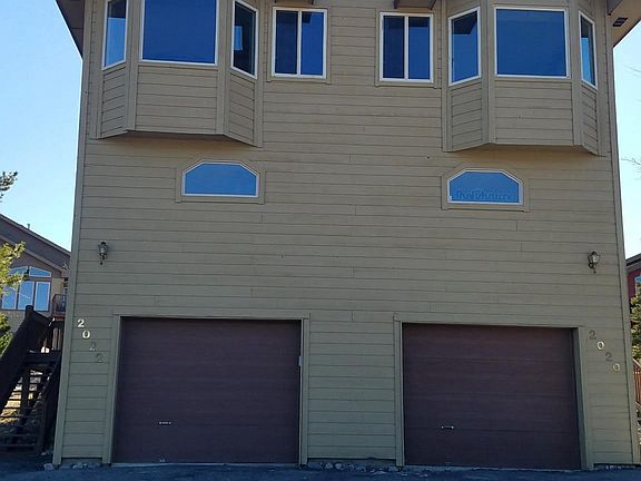 Front View of House--Duplex on left