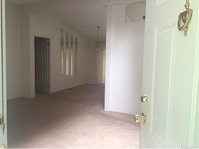 Living & dining room through front door