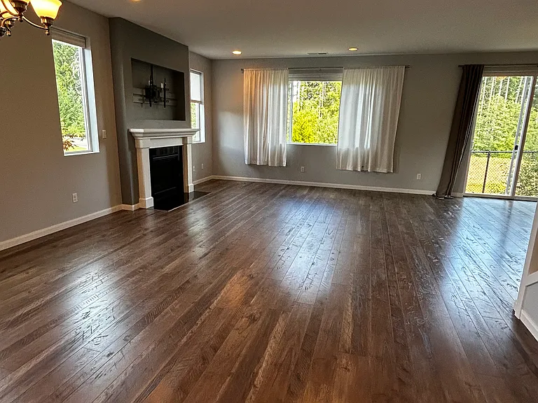 Open concept first floor - dining and living room