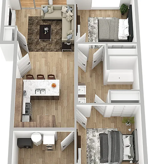 810 square foot two bedroom, one bath apartment home 810 square foot two bedroom, one bath apartment home