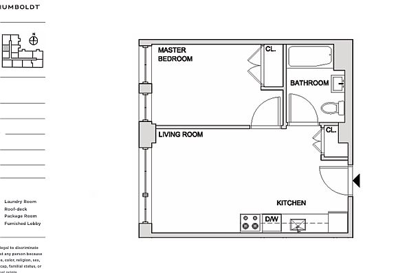 2nd image of 188 Humboldt St #6M