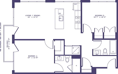Floor plan B4