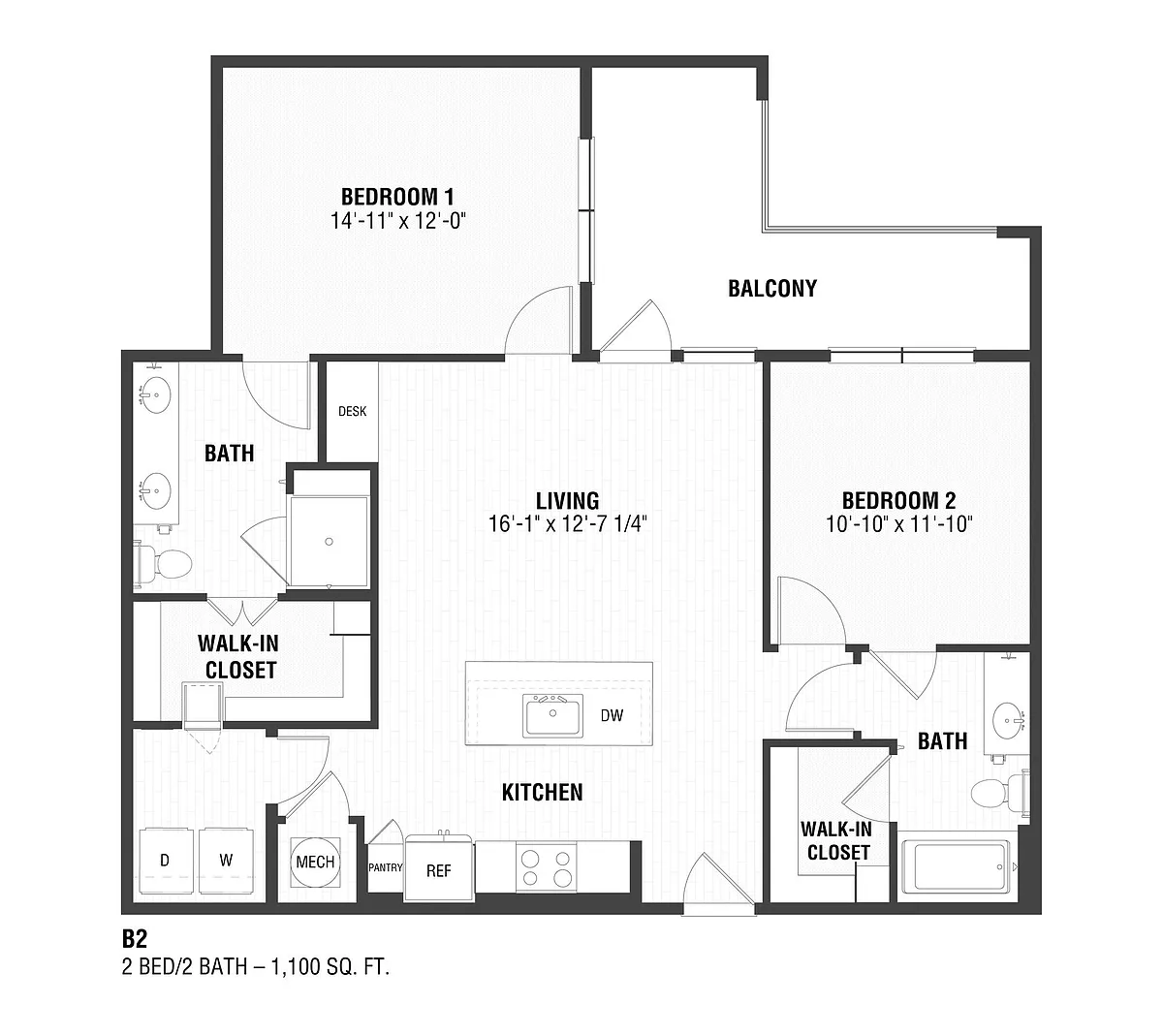 Floor plan B2