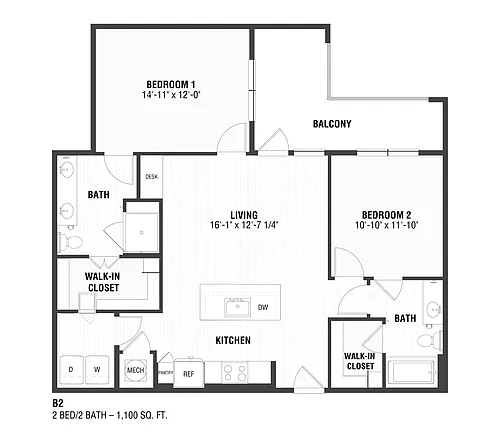 Floor plan B2