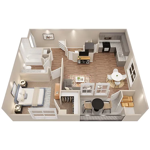 Floor plan Brookhaven