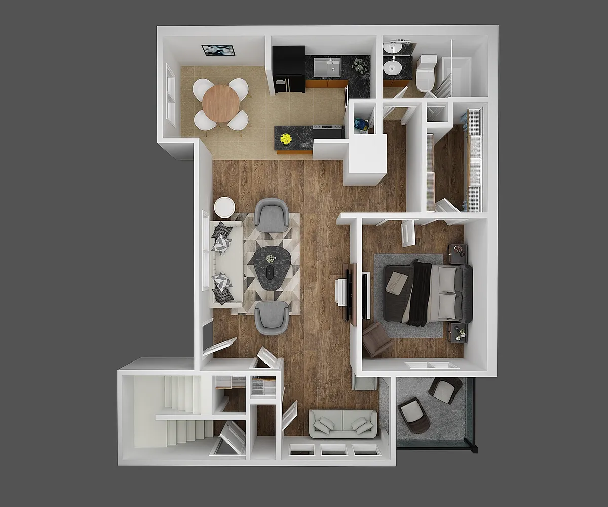 Floor plan Breaker Upstairs
