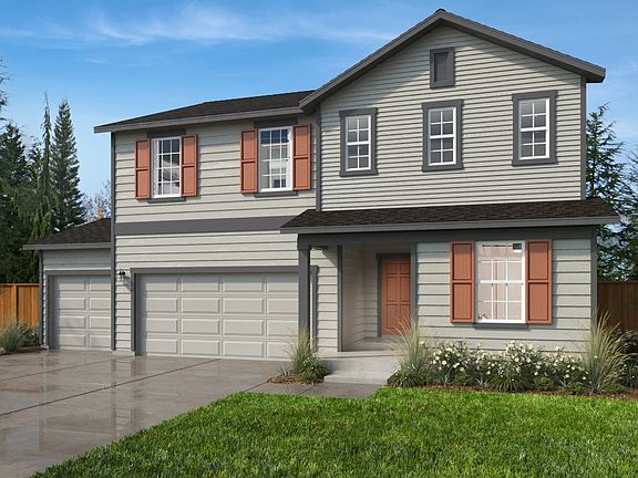 Exterior A with optional 3-car garage