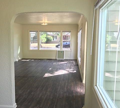 dining room and living room view
