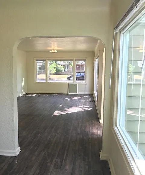 dining room and living room view