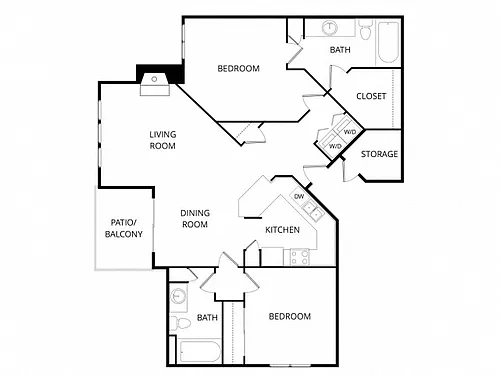 Floor plan The Jefferson