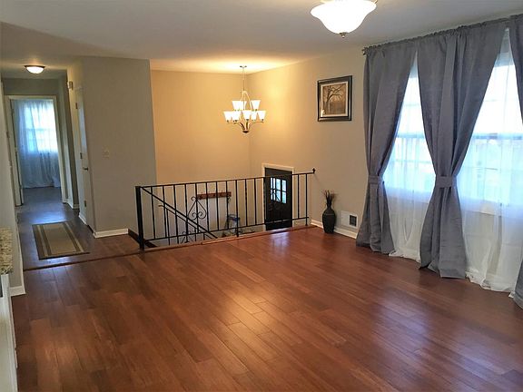 Engineered wood flooring in living room