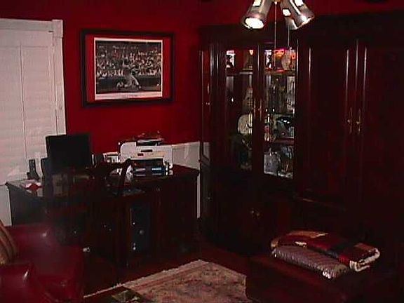 second bedroom used as media room