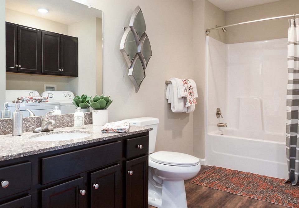 Two Large Bathrooms, Plus Laundry Hookups