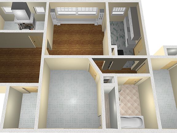Model of the apartment (representation)