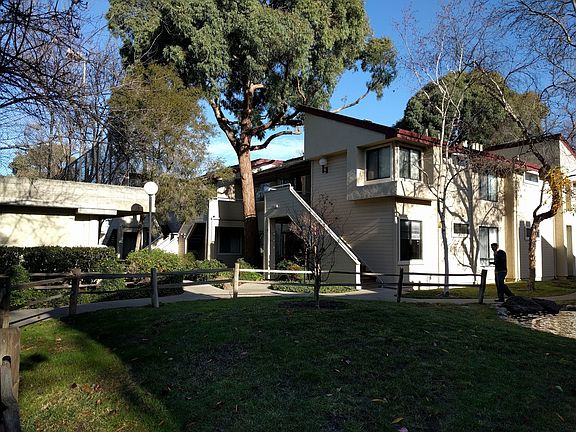 Front and side of condo