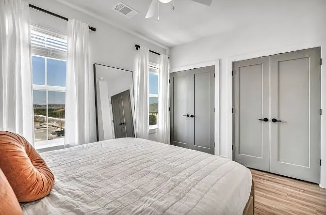 Spacious rooms