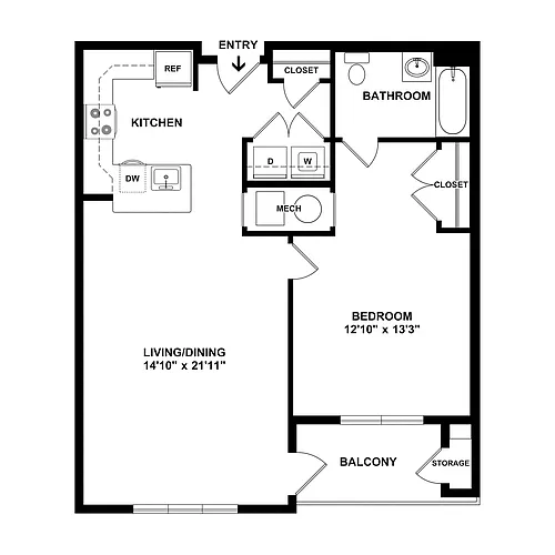 Floor plan A2 ANSI