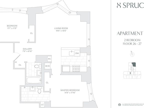 2nd image of 8 Spruce St APT 26A