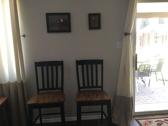 Area near door to patio