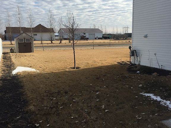 Left side of house