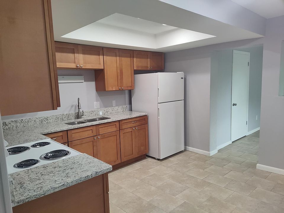 Spacious kitchen with new counters