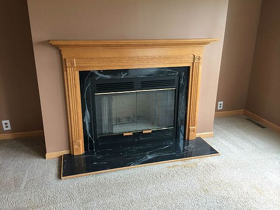 Wood burning fire place
