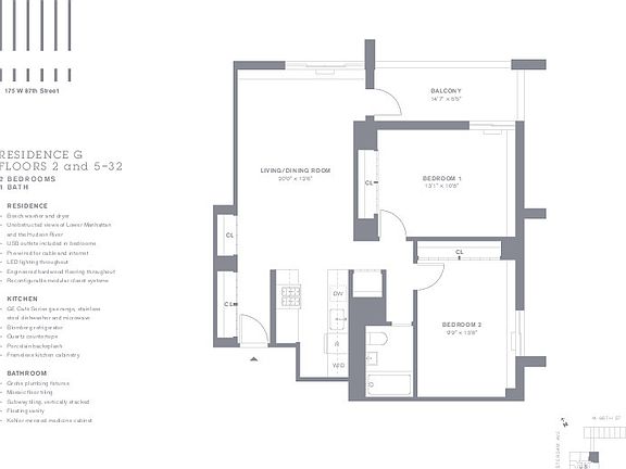 2nd image of 175 W 87th St APT 29G