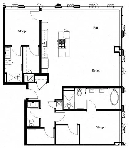Floor plan 5606-5706