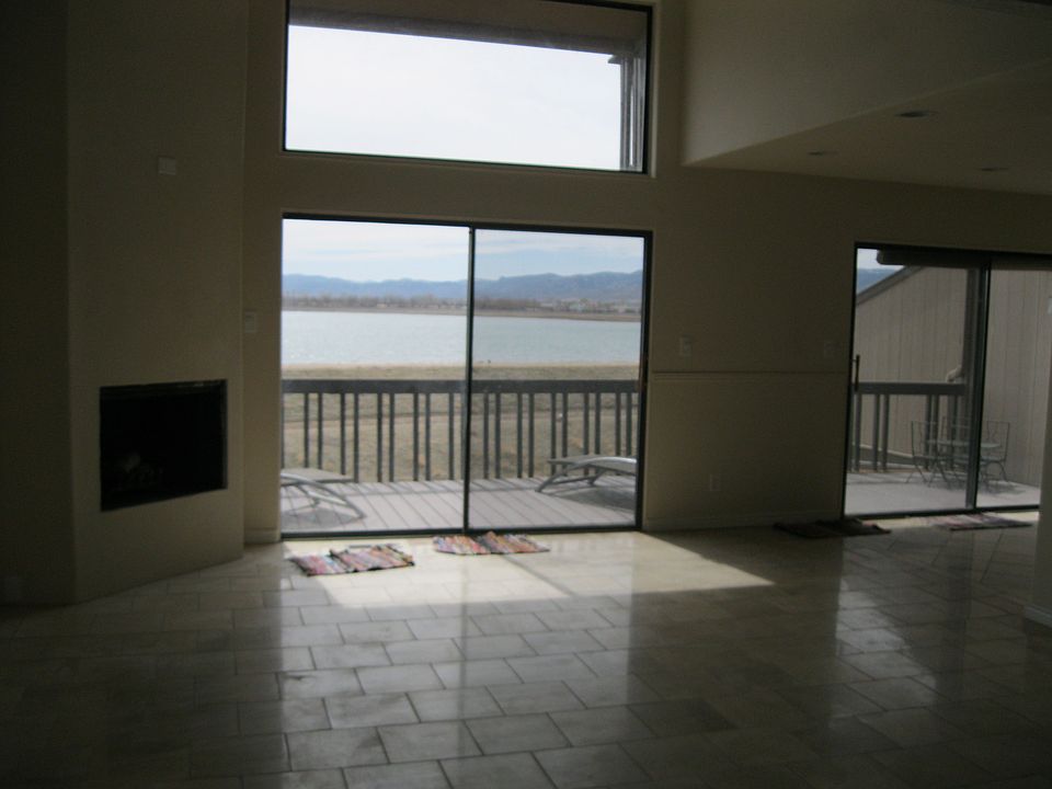 living room, view from the loft