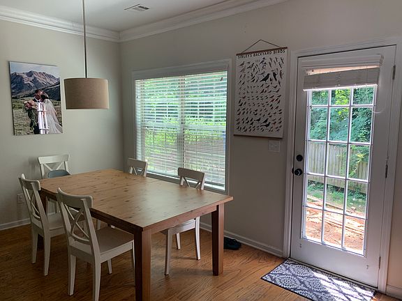 Breakfast area off the kitchen
