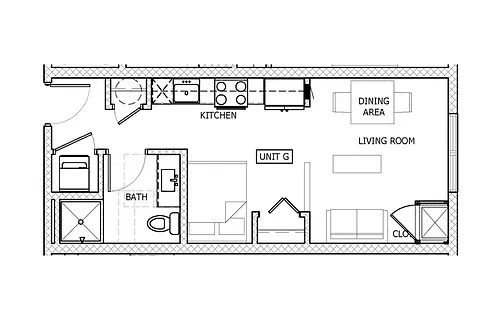 Floor plan Studio