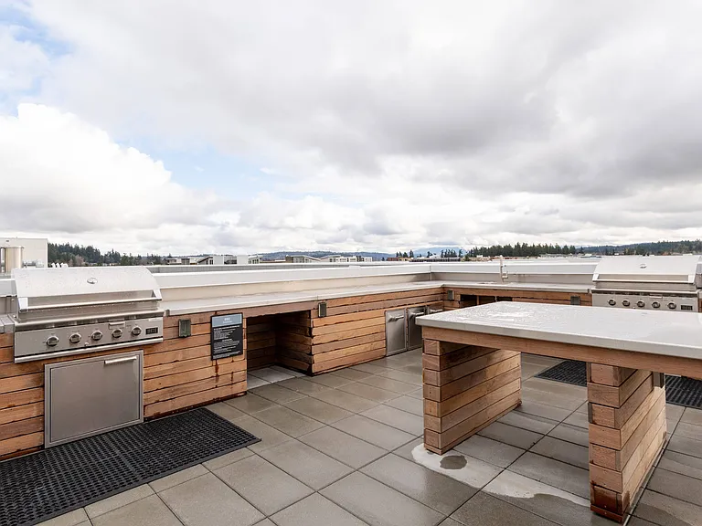 Prep your dinner at the Rooftop Grilling Stations