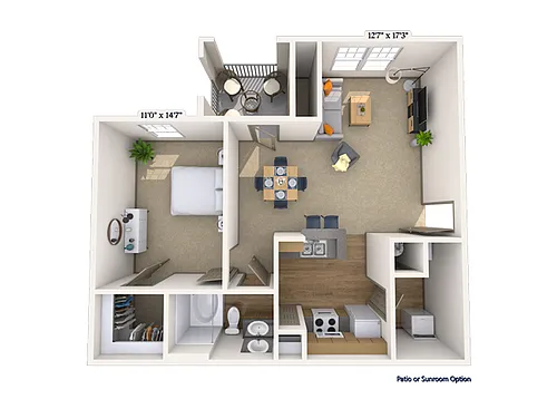 Floor plan Adirondack