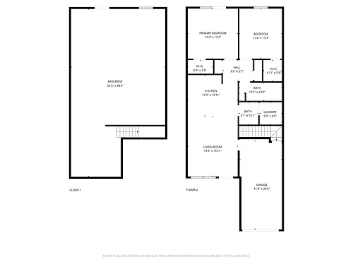 Floor plan Reserve with Basement