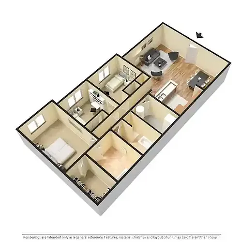 Floor plan 3 Bedroom
