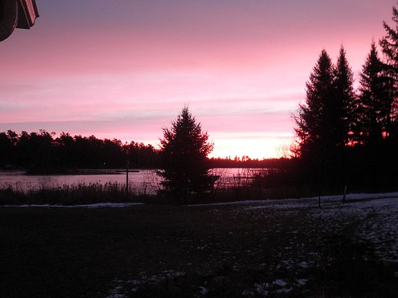 Back patio view - lake side