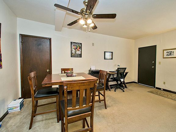 Entry and dining area