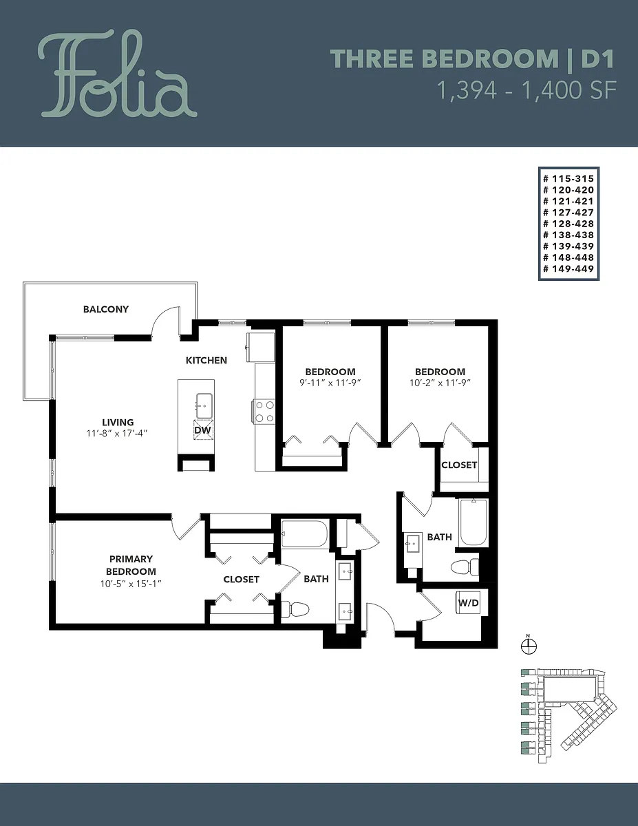 Floor plan D1