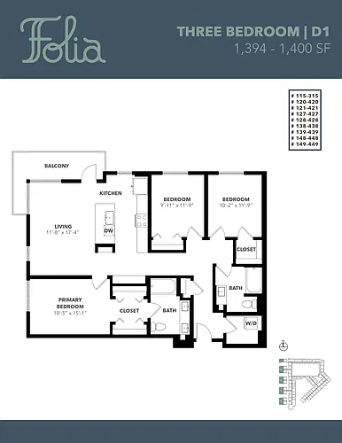 Floor plan D1