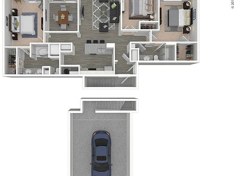 Walnut Hill Las Colinas - C3 Floorplan Walnut Hill Las Colinas - C3 Floorplan